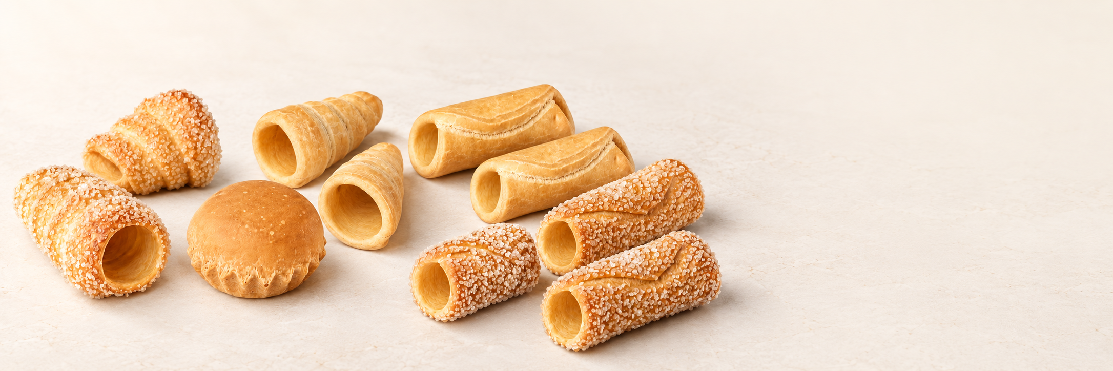 Assortment of KARILOT ready-to-fill puff pastry products